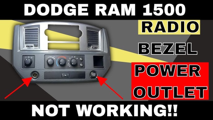 Dodge RAM 1500 Cigarette Lighter Fuse