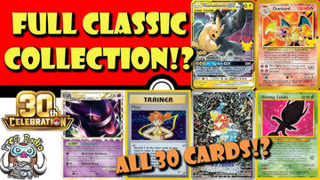 ALL Classic Collection Cards Revealed! 30th Collection Chase Cards! Iconic! (Pokémon TCG News)