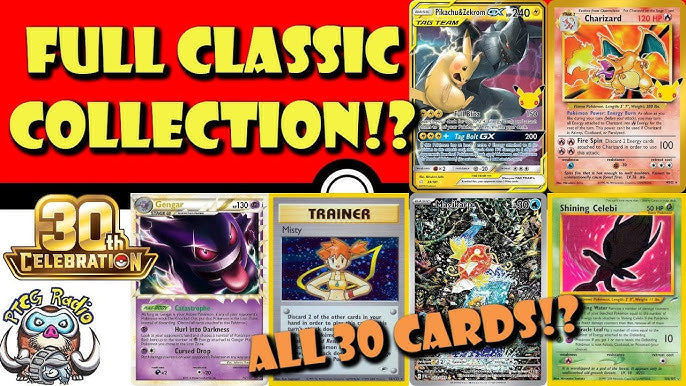 ALL Classic Collection Cards Revealed! 30th Collection Chase Cards! Iconic! (Pokémon TCG News)