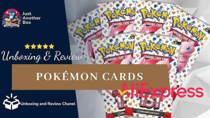 Pokémon Cards from AliExpress – 151 Series Unboxing & Review Fake or Real Find ?!