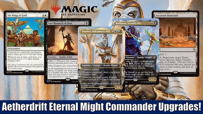Aetherdrift's Eternal Might Commander Deck Upgrade! Magic the Gathering Full Decklist!