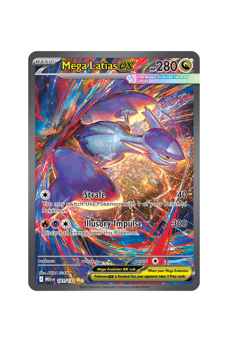Pokémon TCG: Mega Evolution Illustration Card List