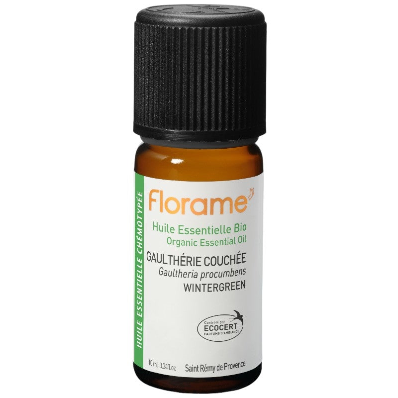 Huile essentielle de gaultherie couchee bio 10 ml florame