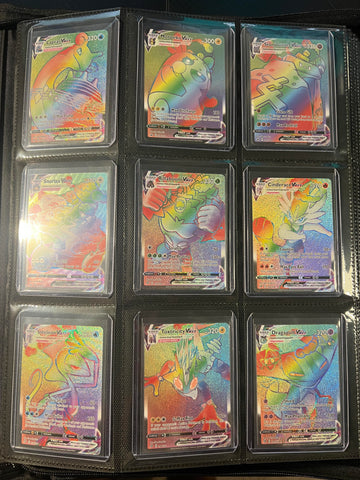 I can finally present to everyone my SWSH Rainbow Master Set. All Vmax,  Vstar, and Trainers organized by card type and then set number. :  r/PokemonTCG