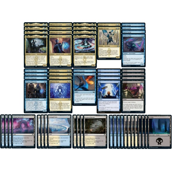 Esper Obscura Connive Deck - Blue White Black - Powerful - 60 Card MTG NM/M!!