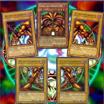 Yu-Gi-Oh! All 5 Pieces of Exodia 50 Card Lot – Includes 40 commons + 5 rares