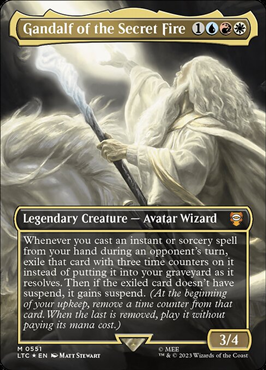 Lord of the Rings Scene Box Cards in Commander