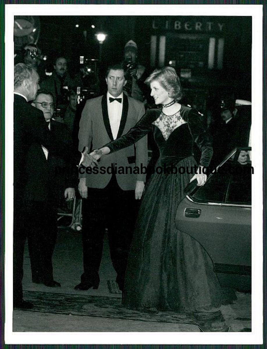PRINCESS DIANA STUNS IN CATHERINE WALKER AS SHE ATTENDS THE NATIONAL JAZZ CENTRE GALA AT THE LONDON PALLADIUM 10 FEBRUARY 1985 – Princess Diana News Blog "All Things Princess Diana"