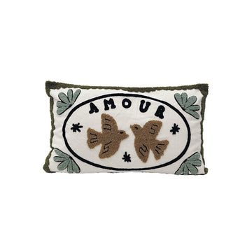 Coussin Amour Colombes