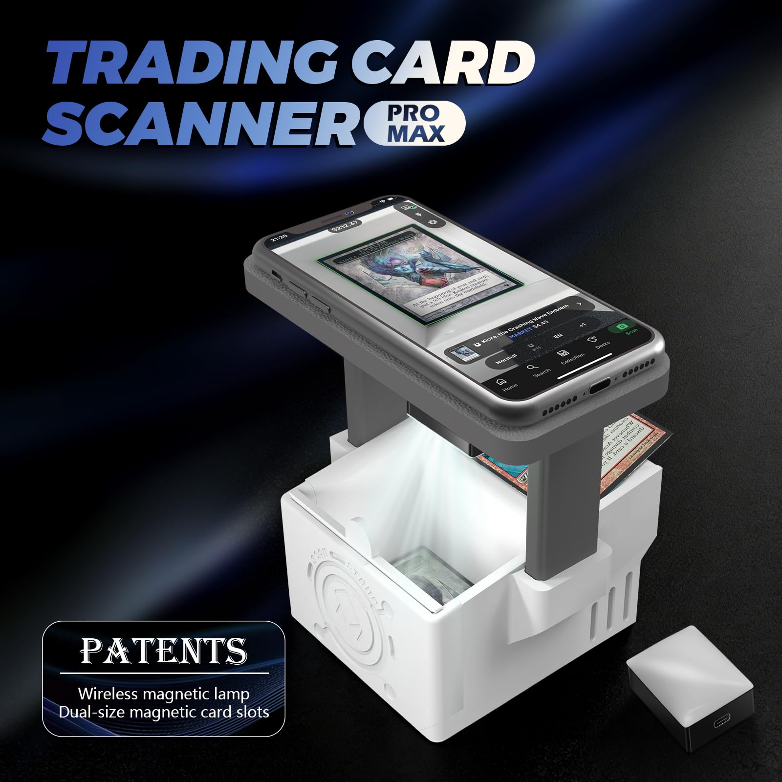 best mtg card scanning app Card Scanner Pro Max–Card Scanner Stand for MTG & TCG, Scan Sleeved &