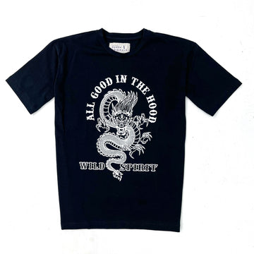 REMERA ALL GOOD IN THE HOOD NEGRA