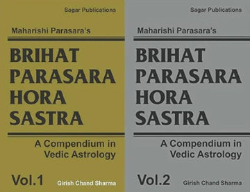 Brihat Parasara Hora Sastra: A Compendium in Vedic Astrology: Volumes Vol- I & II In English By Girish Chand Sharma - Retail Maharaj