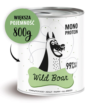 PAKA ZWIERZAKA PEPE MOKRA KARMA DLA PSA DZIK 800G
