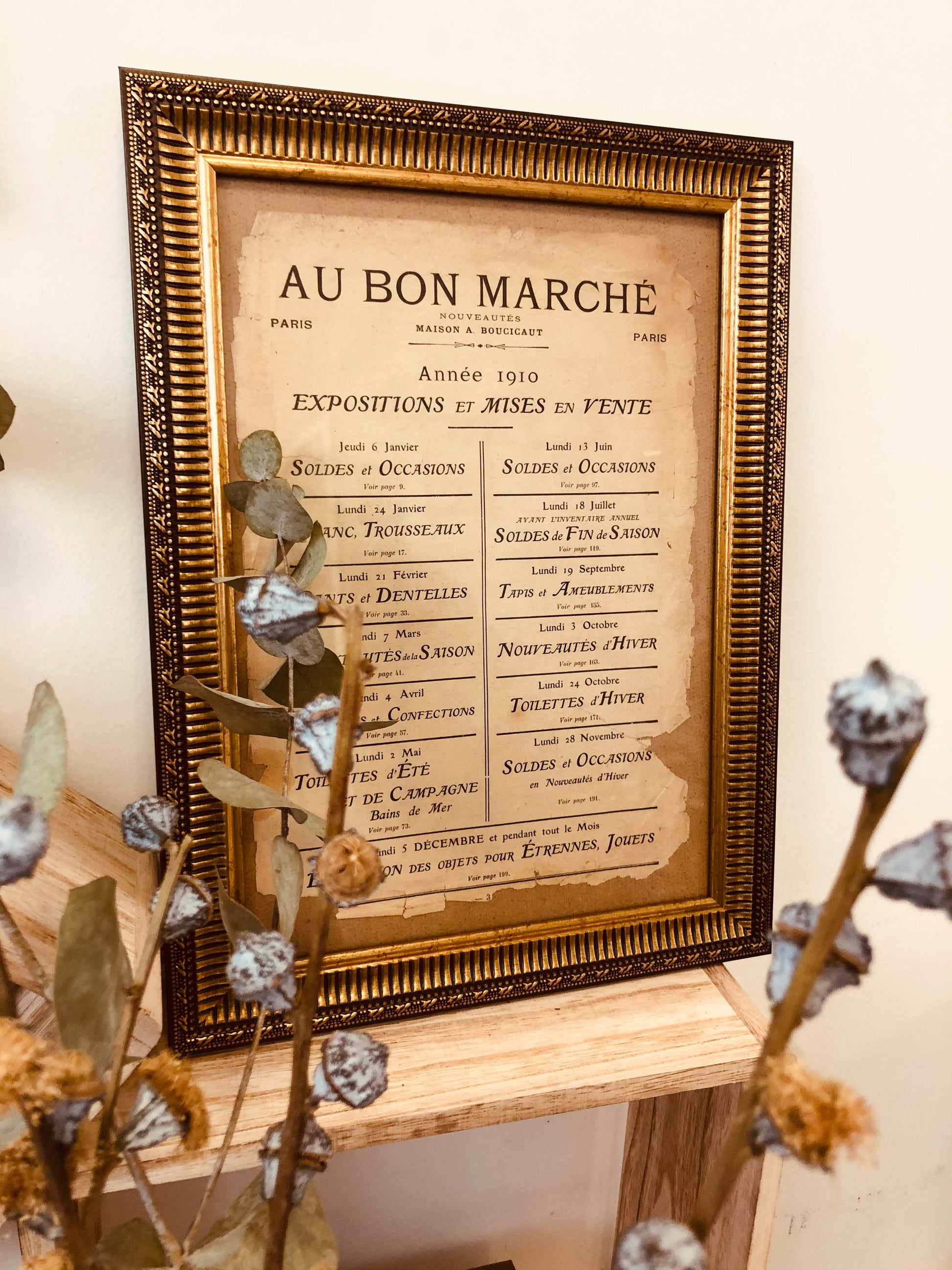 Cadre Au Bon Marché
