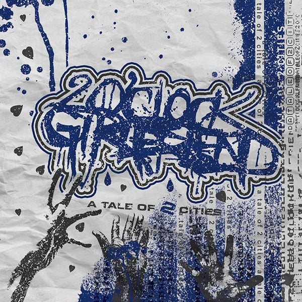 2 O'Clock Girlfriend- A Tale Of Two Cities ("Untitled" Ink Smear Variant)(Numbered) (Used Vinyl)