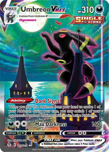 Umbreon VMAX Alternate Art Secret #215 — Price & Pull Rate