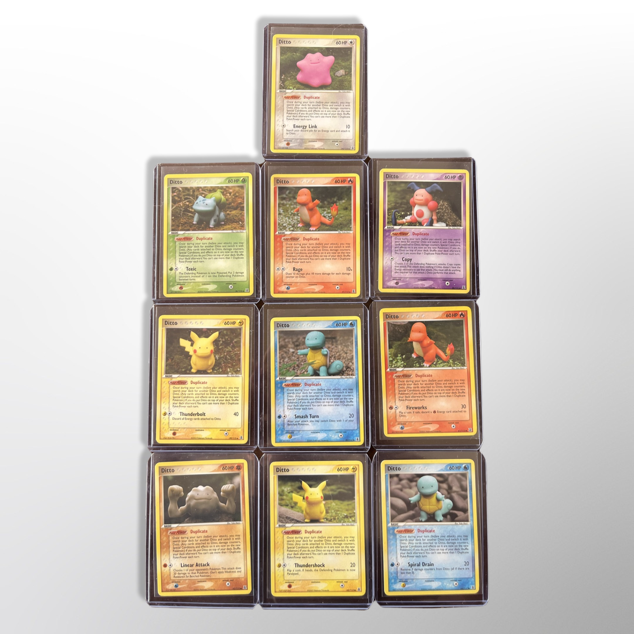 Ditto Delta Species Complete Set (10 Cards) – 2005 EX Delta