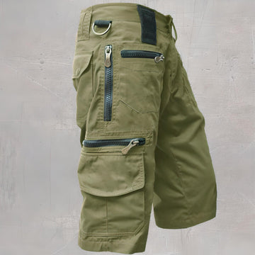 Men's Slim Fit Cargo Shorts – With Pockets, Suitable for Casual and Outdoor Use