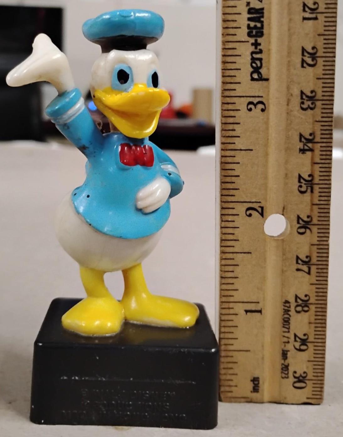 Vintage Alco Walt Disney Productions Donald Duck Pencil Sharpener 4"