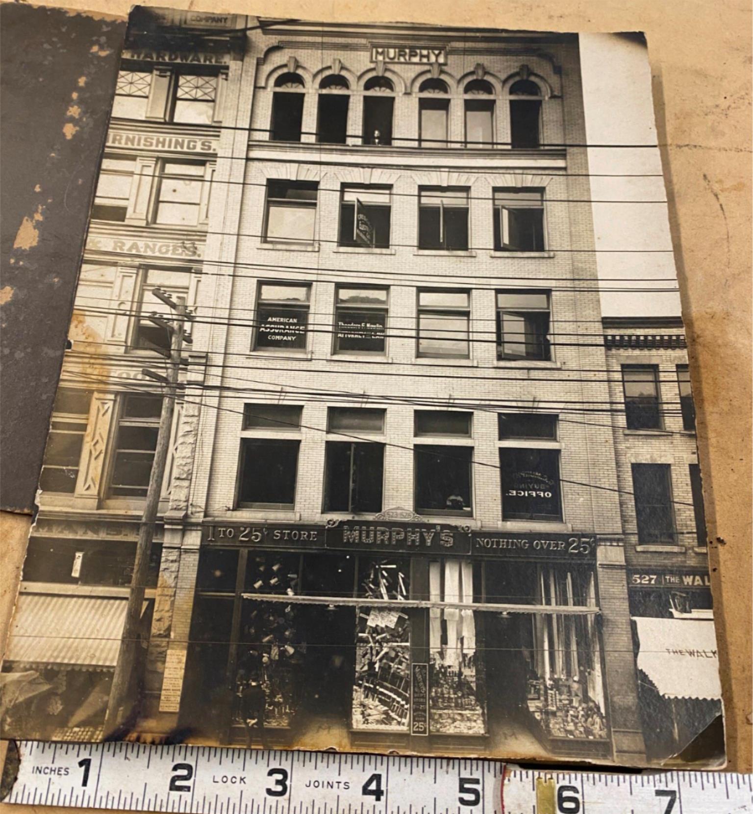 Vtg Picture Advertisement G c Murphys Beaver Falls Pa 1900 Antique Downtown hist