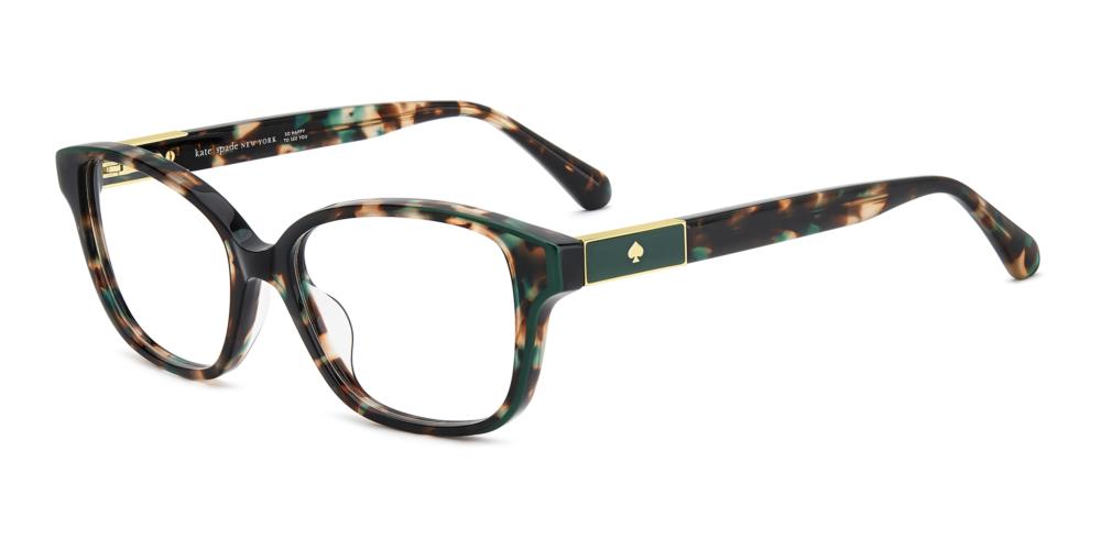 Kate Spade Ks Cherette 2 Women Green Rectangle Eyeglasses