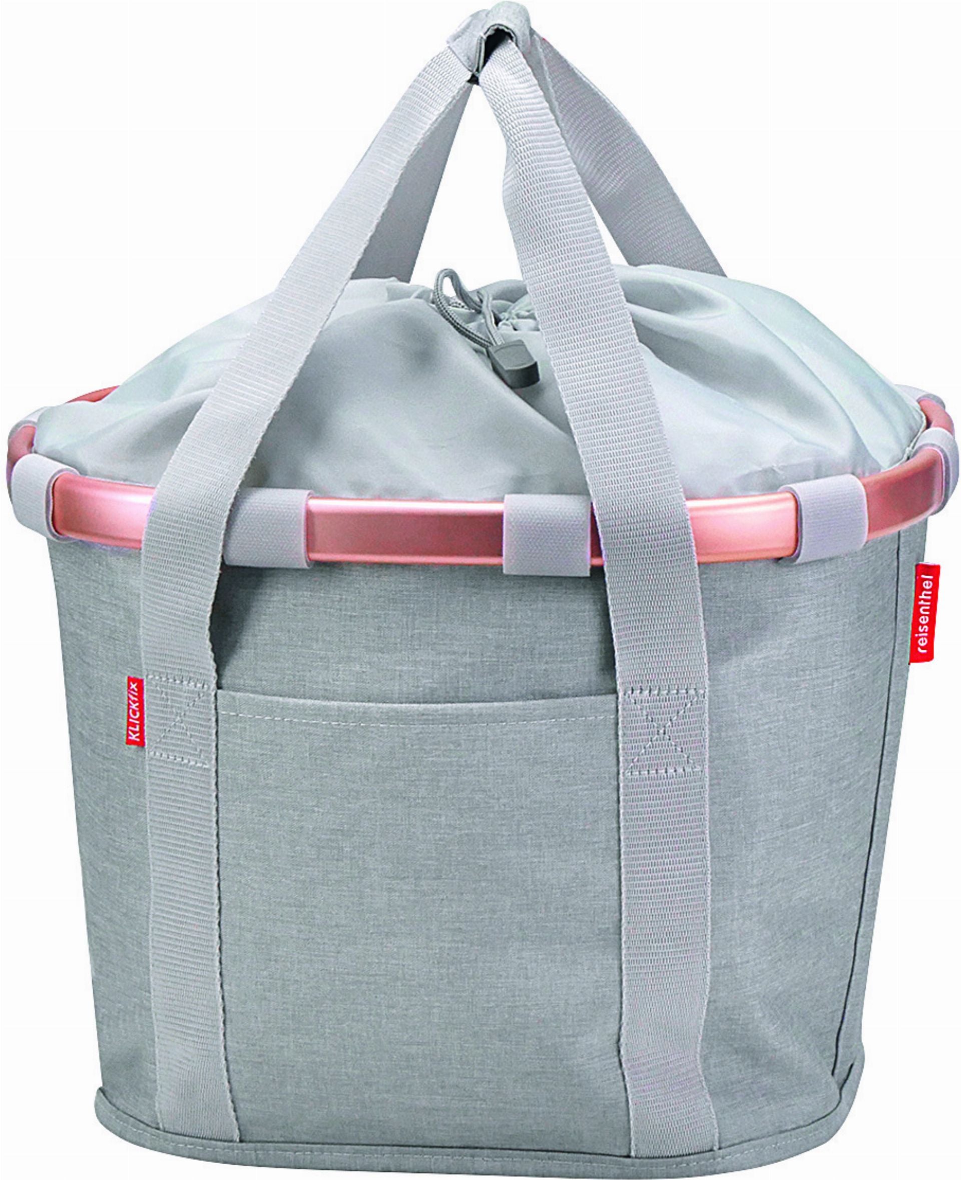 KLICKfix Bikebasket Lenkertasche twist sky rose 15 L