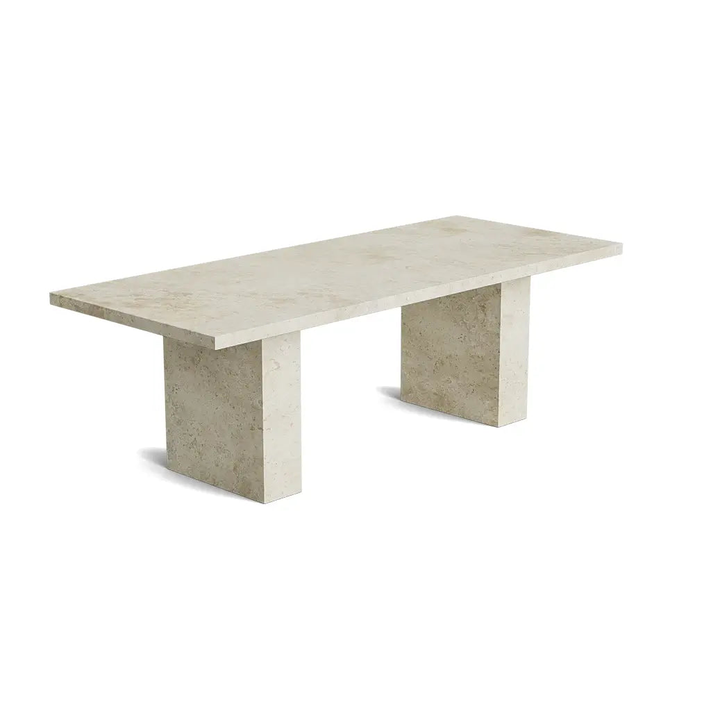 Travertin Eettafel Jasmine - 260 x 120 cm