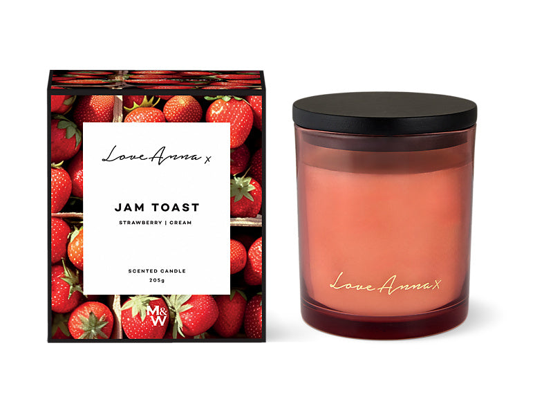 Kitchen Delights Fragrance Candle 205g Jam Toast Gift Boxed