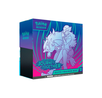 Frontansicht einer Elite Trainer Box der Pokémon TCG Erweiterung Journey Together