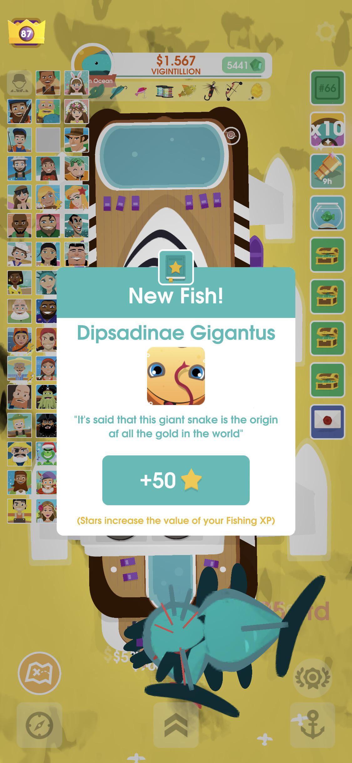 Just finished catching the last epic fish so that's cool. : r/hookedinc
