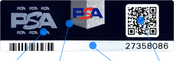 PSA announces new label enhancements for its graded cards