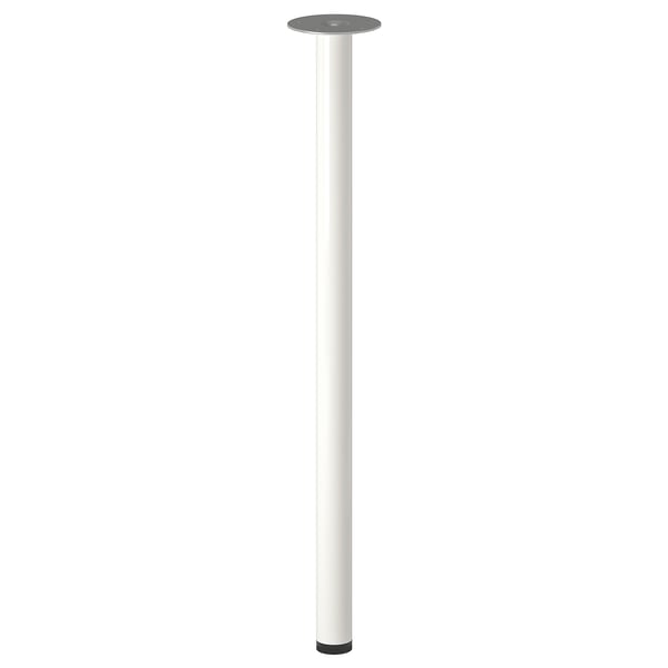 LAGKAPTEN / ALEX desk, black-brown/white, 200x60 cm