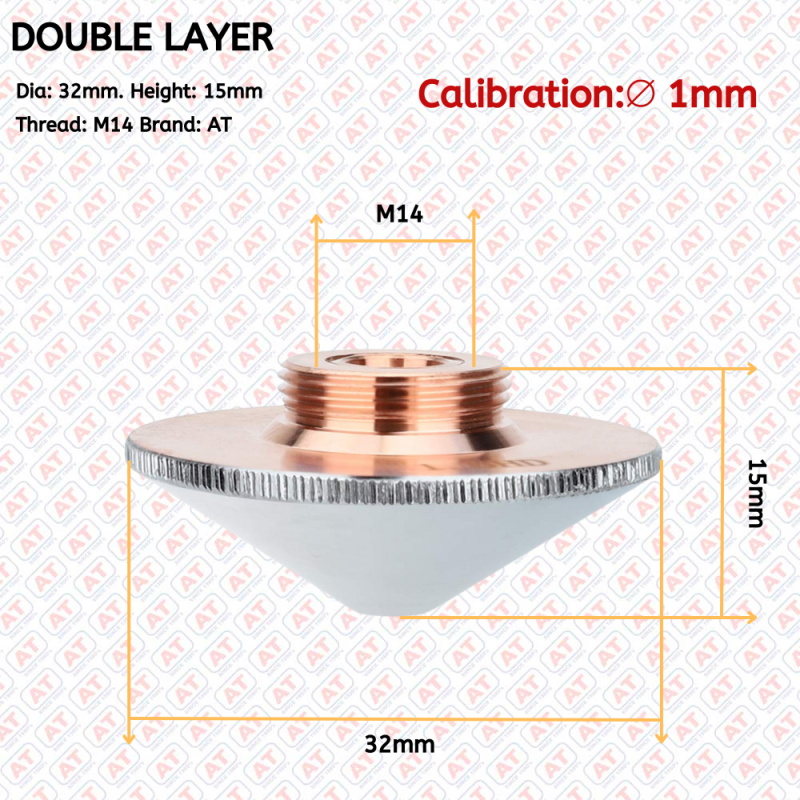 Nozzle DL-1-D32H15M14 AT