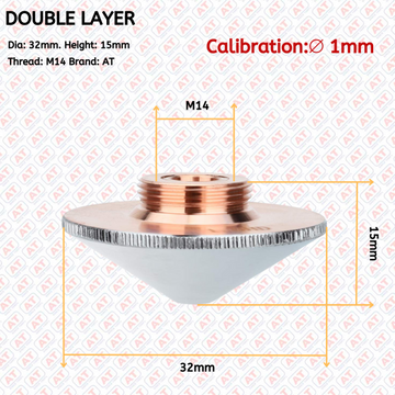 Nozzle DL-1-D32H15M14 AT