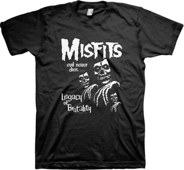 Legacy Of Brutality Evil Cover Misfits T-Shirt