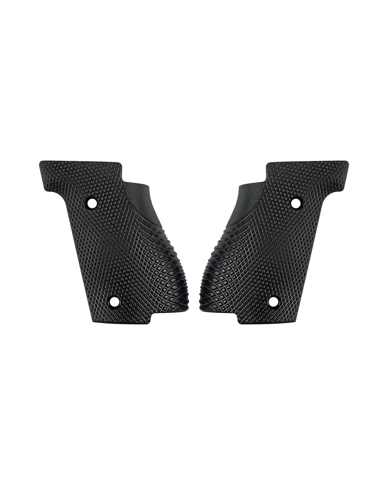 LOK Grips Checkered Griffschalen aus G10 mit Palm Swell Kontur für die Walther PDP Steel Frame in Schwarz