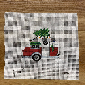 Christmas Camper Canvas - KC Needlepoint