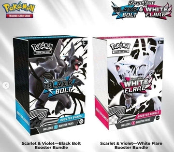Pokémon Scarlet & Violet Black Bolt & White Flare Booster Bundle