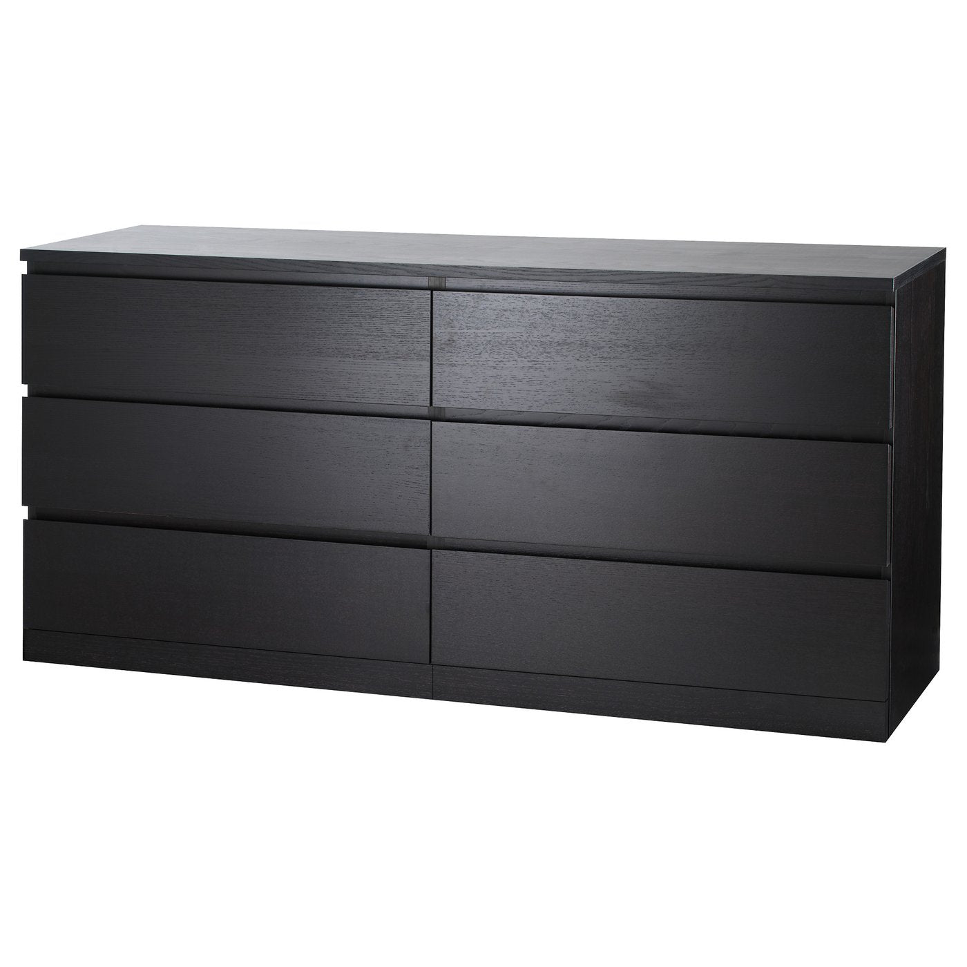 IKEA MALM 6-Drawer Dresser – Black Brown – Matching Pair Available