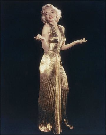 Marilyn Monroe as “Lorelei Lee” wearing gold gown by costume designer William Travilla, 1953 : r/OldSchoolCool
