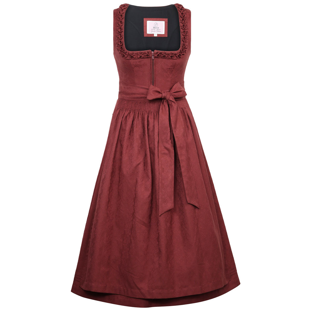 MarJo Dirndl Hochleiten Henna Gerader Ausschnitt 75cm