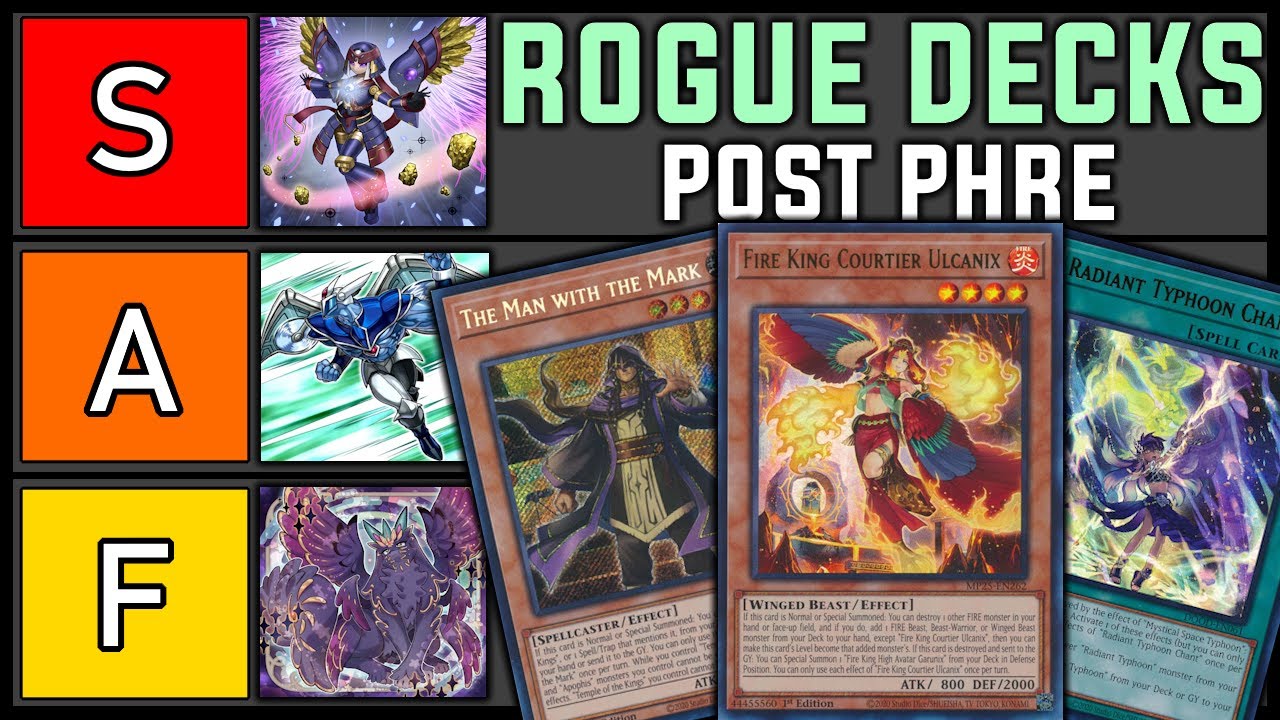 The Best Yu-Gi-Oh! Rogue Decks Tier List Post Phantom Revenge (PHRE)