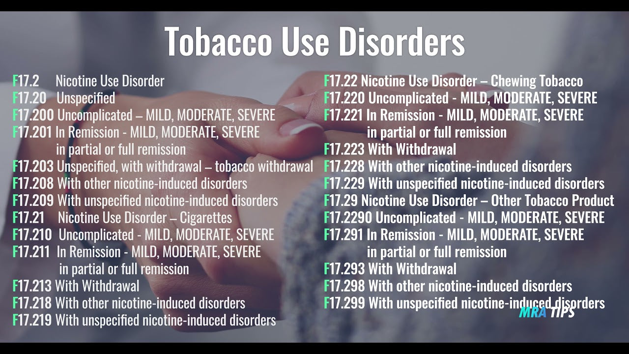 Medicare Risk Adjustment Tip: Toxic Effects of Tobacco & Nicotine