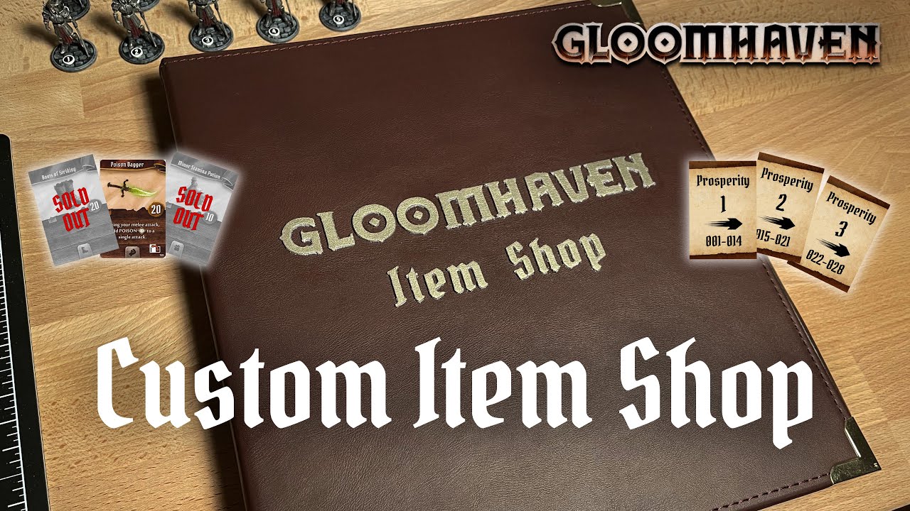 The Best Way to Organize Your Gloomhaven Item Shop