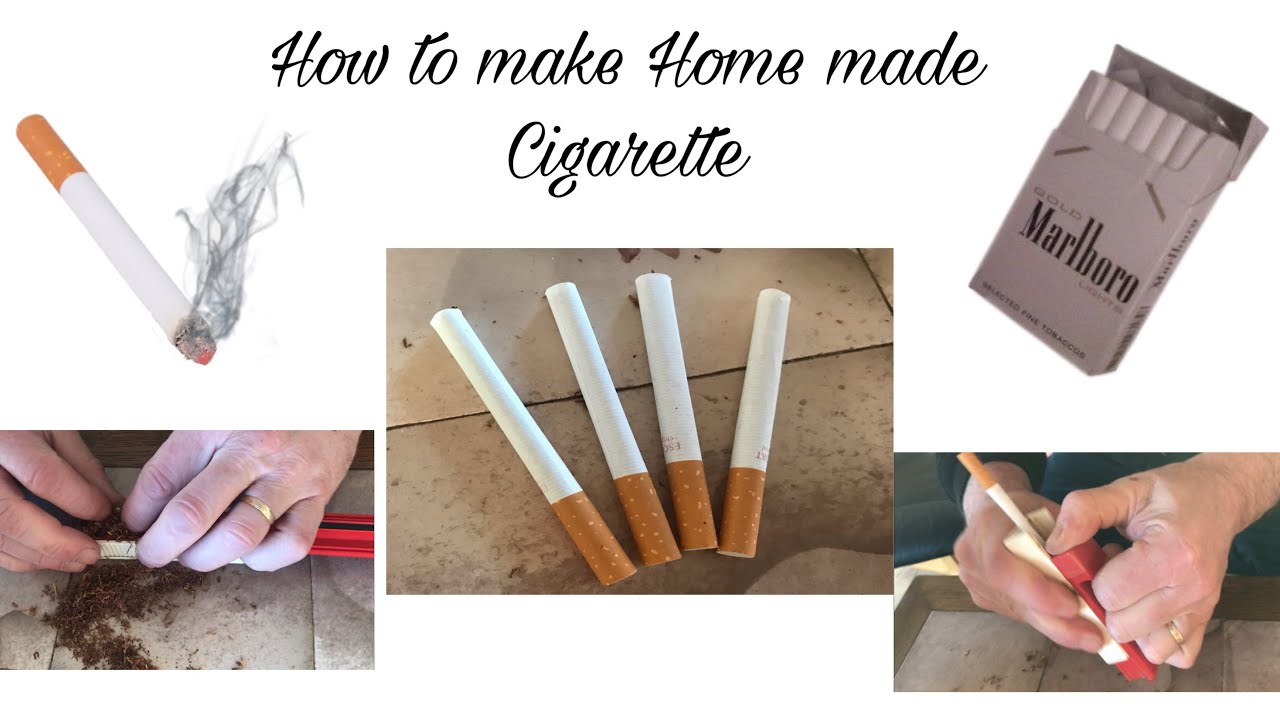 How to make cigarette at home
