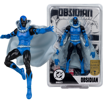 DC Comics -  Obsidian (Infinity Inc #16) Gold Label 7" Action Figure