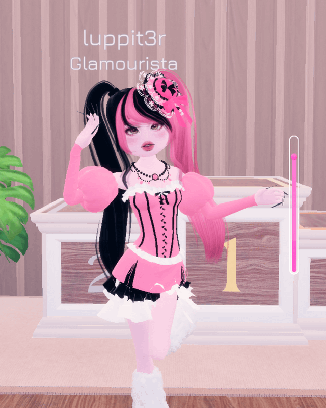Me VS the girl who won in first place (the theme was pastel goth) : r/DressToImpressRoblox