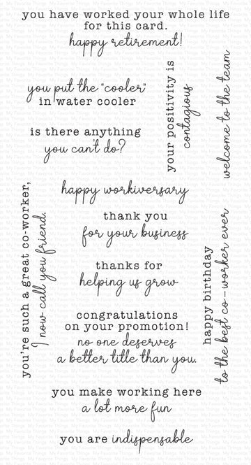 My Favorite Things UK Stockist - Breakroom Buddies Stamp for card making