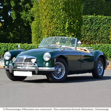 Voiture miniature collection 1/18 MGA 1955 British Racing vert Norev 182610