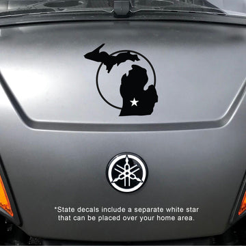 Home State Michigan Vinyl Decal